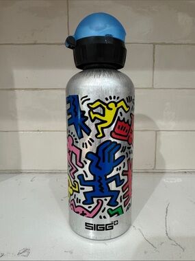 NWT Keith Haring Rave Design Sigg Water Bottle 0.6 L